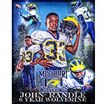 2019 Missouri Wolverines Award Winner #33 John Randle - 6 Year Alumni for the Missouri Wolverines Youth Football Club in Kansas City Missouri