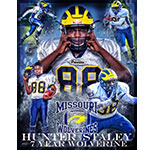 2019 Missouri Wolverines Award Winner #88 Hunter Staley - 7 Year Alumni for the Missouri Wolverines Youth Football Club in Kansas City Missouri