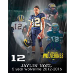 2016 Missouri Wolverines Award Winner #12 Jaylin Noel - 5 Year Alumni for the Missouri Wolverines Youth Football Club in Kansas City Missouri