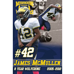 2012 Missouri Wolverines Award Winner #42 James McMullen - 8 Year Alumni for the Missouri Wolverines Youth Football Club in Kansas City Missouri