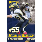 2012 Missouri Wolverines Award Winner #55 Mike Neisler - 6 Year Alumni for the Missouri Wolverines Youth Football Club in Kansas City Missouri