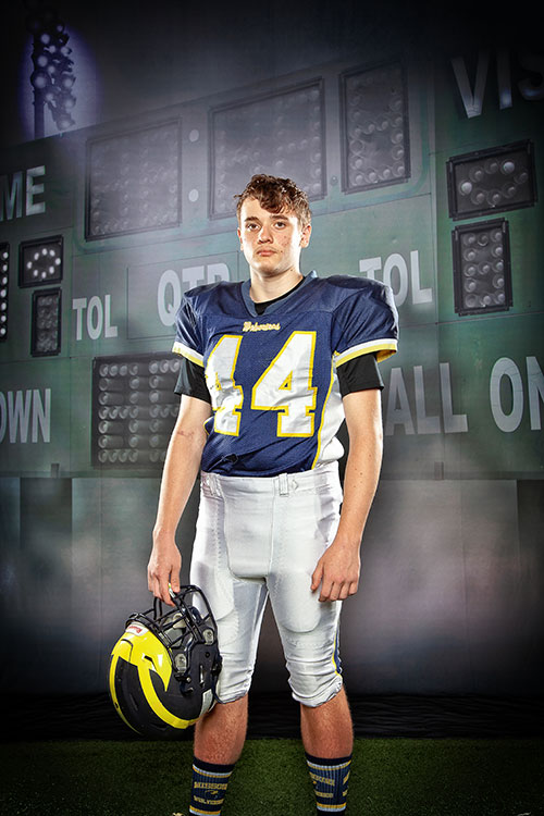 Krahn Missouri Wolverines Loyalty Award Winner for participating 5 with the Missouri Wolverines Youth Football Club in Kansas City Missouri