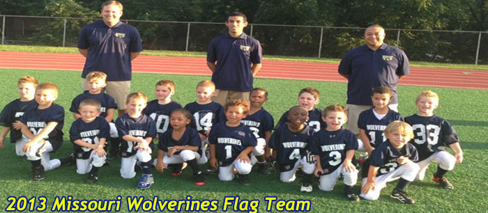 2013 Missouri Wolverines Flag Football Team