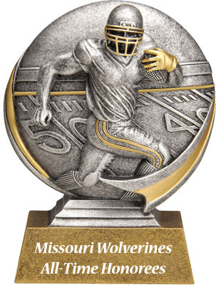 Mason Moreland Member of the Missouri Wolverines All-Time Football Team