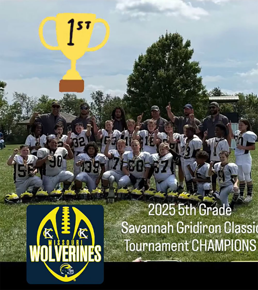 2022 KC Untied Superbowl Champions, Missouri Wolverines 4th Grade Team