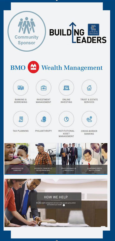 BMO Wealth Managment is a corporate sponsor of the Missouri Wolverines Youth Football Club visit https://www.bmo.com/main/wealth-management