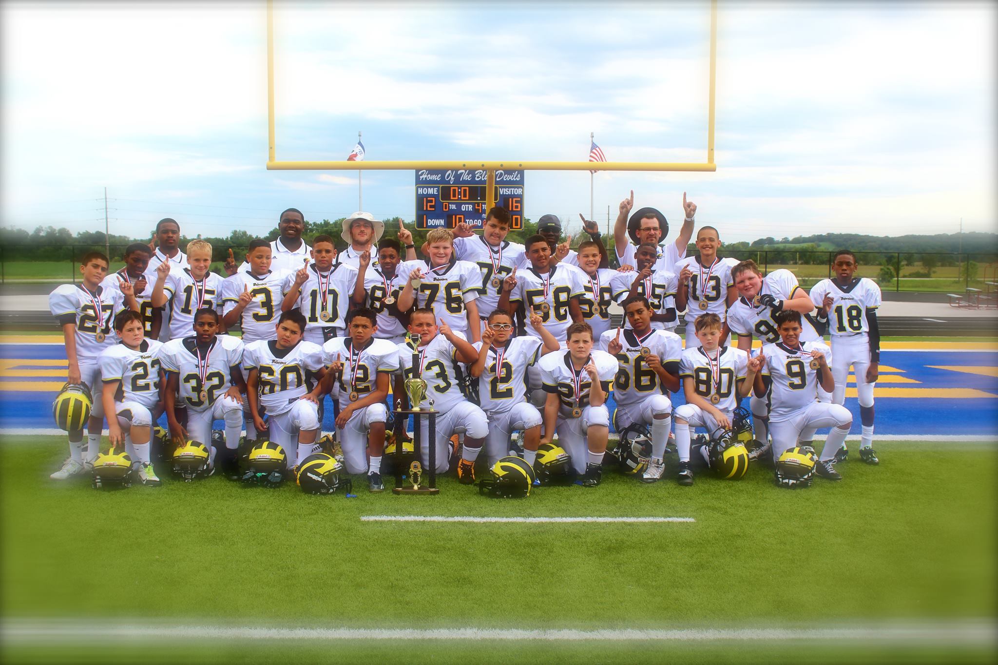 2014 Missouri Wolverines 6th Grade Youth Tackle Football Team